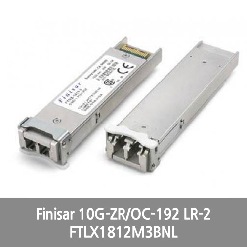 [Finisar][광모듈] 10G-ZR/OC-192 LR-2 Multirate 80km Extended Temperature XFP Optical Transceiver FTLX1812M3BNL