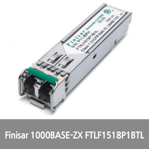 [Finisar][광모듈] 1000BASE-ZX and 1G Fibre Channel (1GFC) 80km SFP Optical Transceiver FTLF1518P1BTL