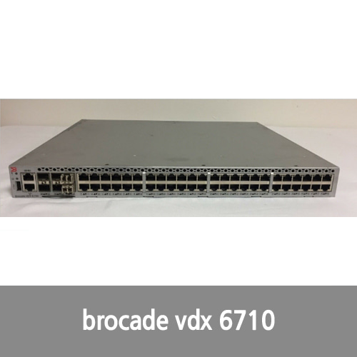 [Brocade] Brocade BR-VDX6710-54-F VDX 6710 48 Port Ethernet Switch w/ 10GbE 80-1004843-05