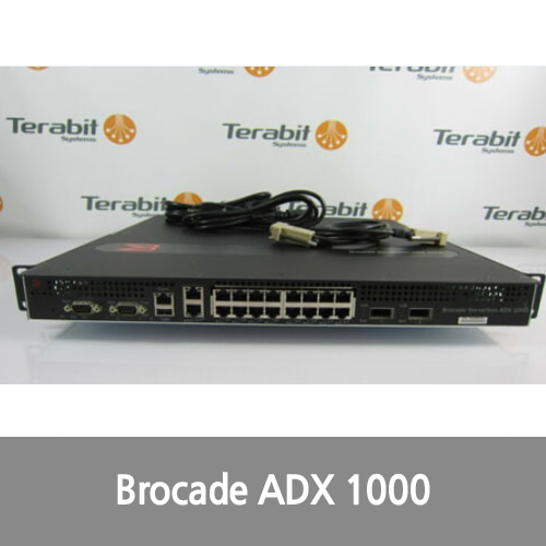 [Brocade] SI-1216-4-SSL-PREM ServerIron ADX 1000 Layer 3 Switch 16 Port Dual AC