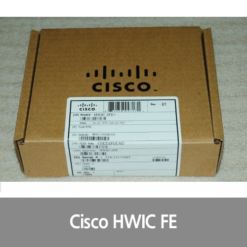 [Cisco][FE포트] HWIC-2FE 2-Port Fast Ethernet High-Speed WAN Interface Card