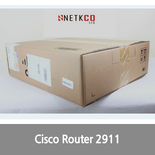 [Cisco] CISCO2911/K9 Cisco 2911 w/3 GE,4 EHWIC,2 DSP,1 SM,256MB CF, Router