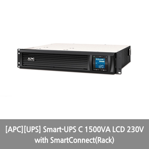 [APC][UPS] Smart-UPS C 1500VA LCD 230V with SmartConnect(Rack)