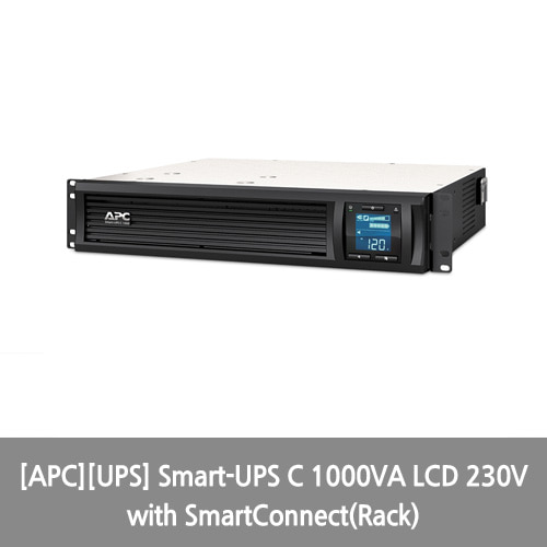 [APC][UPS] Smart-UPS C 1000VA LCD 230V with SmartConnect(Rack)