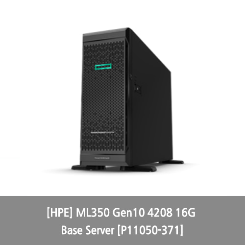 [타워서버][HPE] ML350 Gen10 4208 16G Base Server [P11050-371]