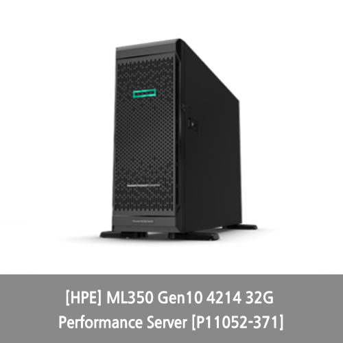 [타워서버][HPE] ML350 Gen10 4214 32G Performance Server [P11052-371]