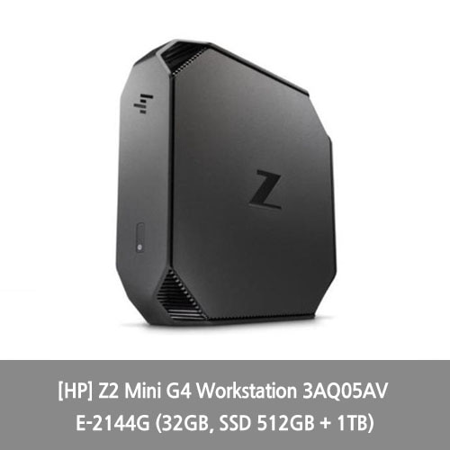 [HP] Z2 Mini G4 Workstation 3AQ05AV E-2144G (32GB, SSD 512GB + 1TB)