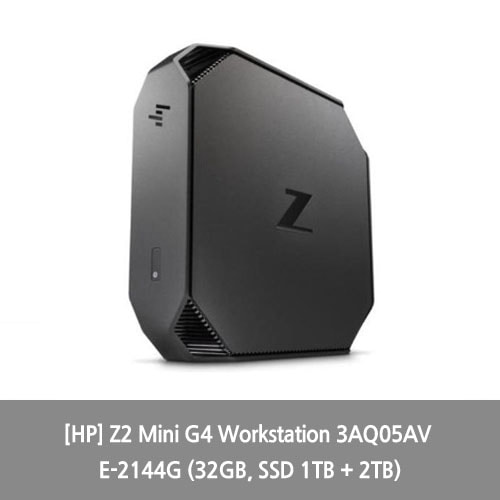 [HP] Z2 Mini G4 Workstation 3AQ05AV E-2144G (32GB, SSD 1TB + 2TB)