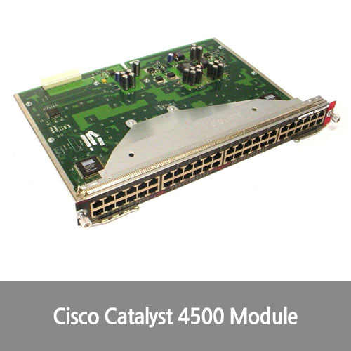 [Cisco] 백본 Cisco Catalyst WS-X4148-RJ Cisco Catalyst 4500 10/100 Module, 48 Ports (RJ-45)