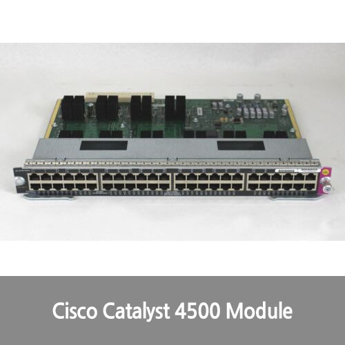 [Cisco] 백본 Cisco WS-X4648-RJ45V-E V03 Catalyst 4500E 48 Port Plug In Module Switch